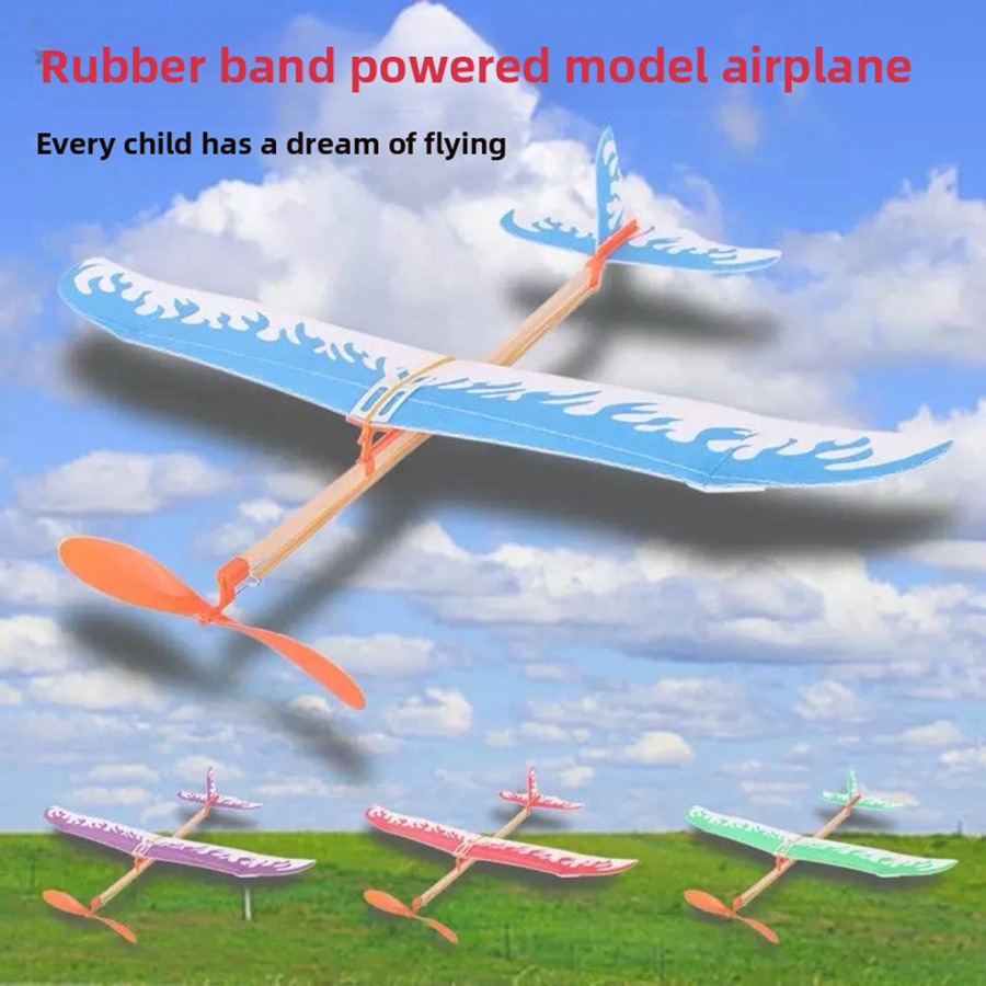 Kids Toys Kit - DIY Rubber Band Airplanes Powered Glider
