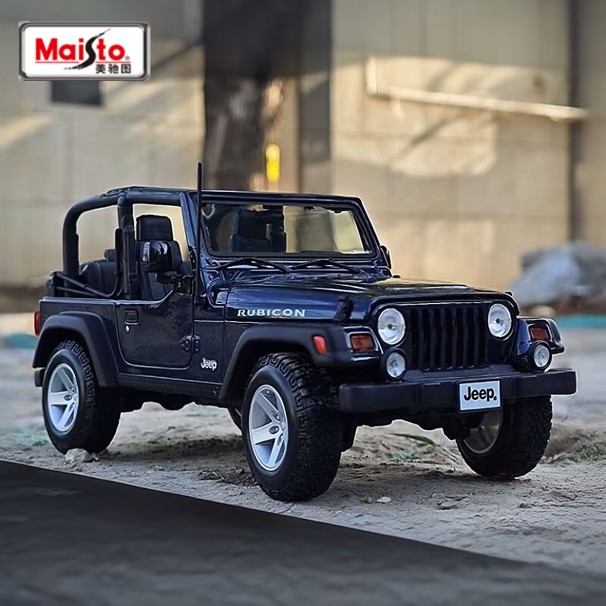 Kids Toys Jeep - Maisto 1:18 Jeep Wrangler Rubicon Alloy