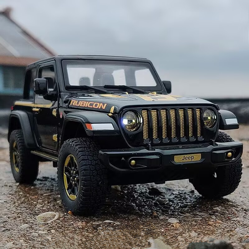Kids Toys Jeep - 1:18 Jeeps Wrangler Rubicon Alloy Off-road