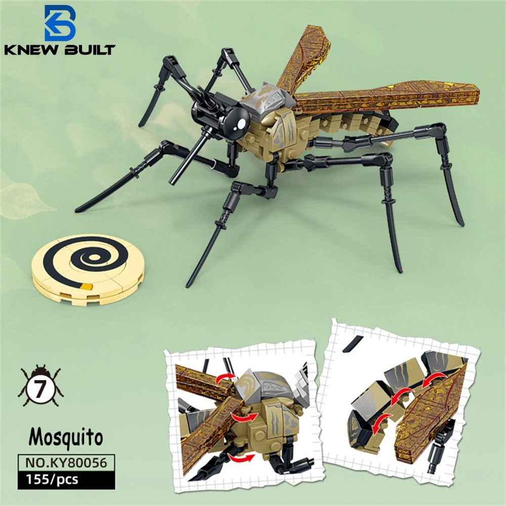Kid Toys And More - Mosquito Insects Building Blocks Toys Set