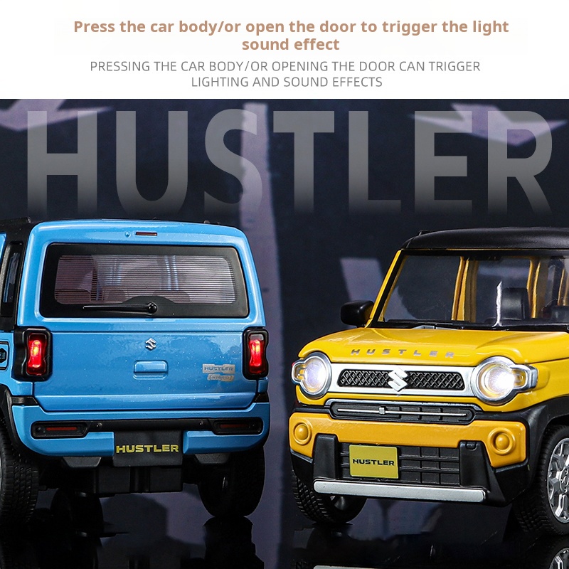 Kids Toys Jeep - 1:22 Suzuki HUSTLER Alloy Simulation Off-Road