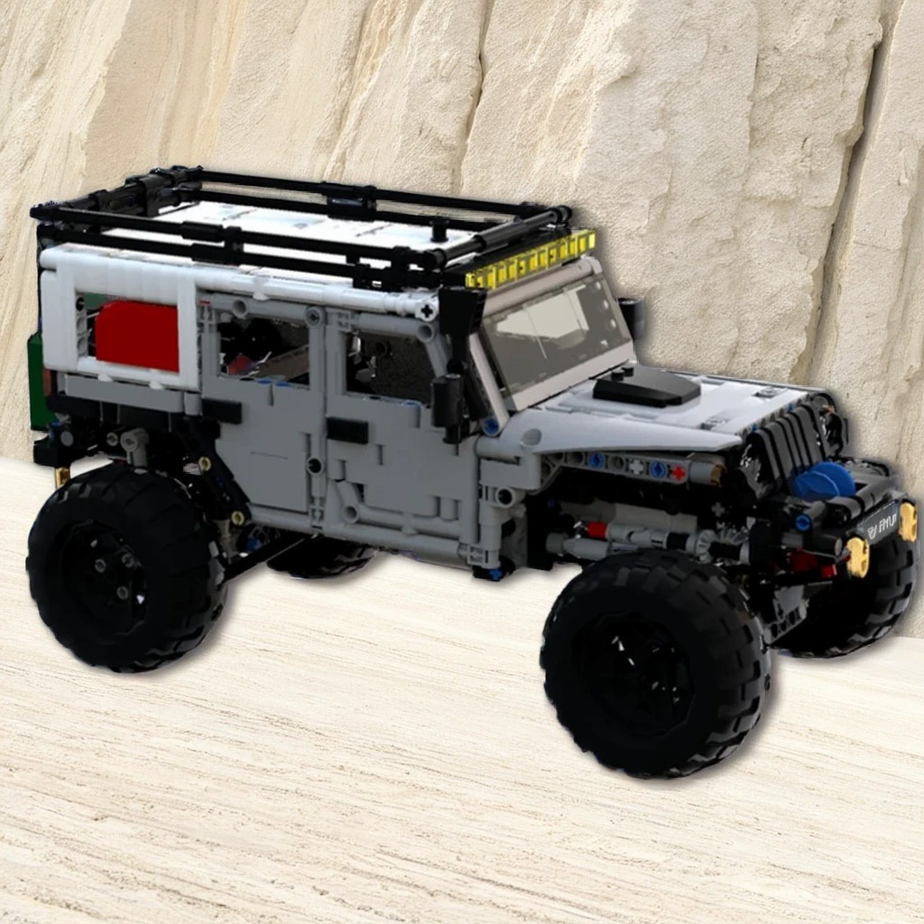 Kids Toys Jeep - 1260pcs MOC LXF Jeeped Wrangler Expedition