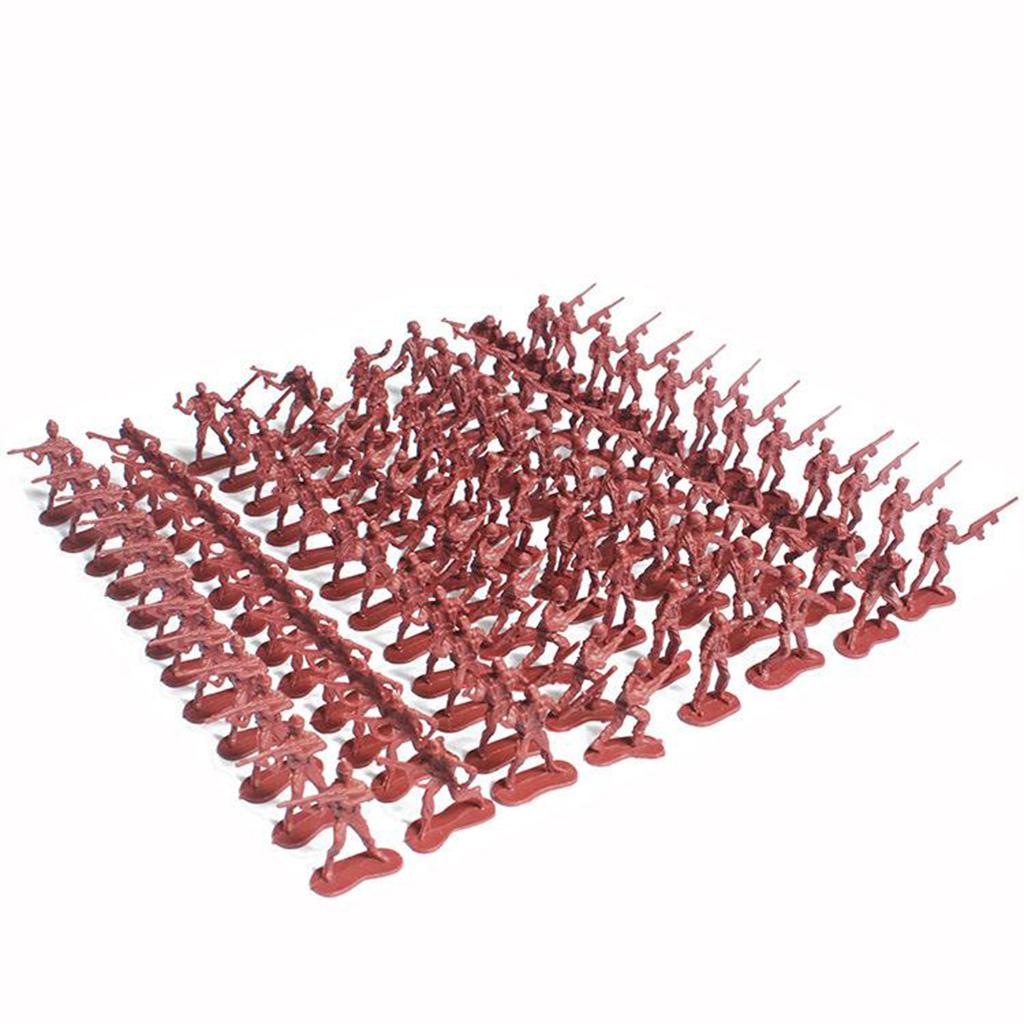 Kids Toys Kit - Plastic 4.5cm Soldier Posture Model Kit