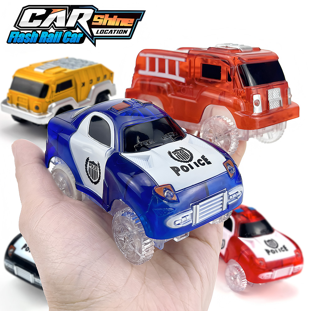 Kids Toys Jeep - Magic Glowing Race Cars, Police Jeep