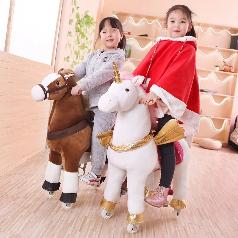 Kids Toys Horse - Multi-Color Jumping Horse Large Baby Toy