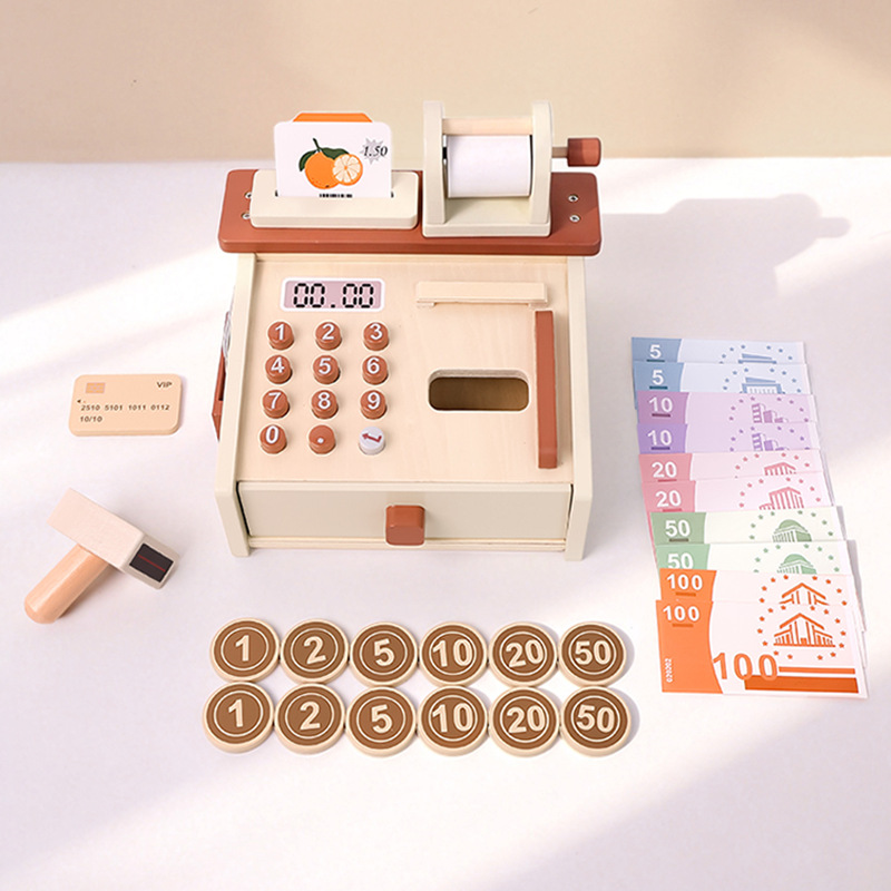 Kids Toys Stores - Kids Simulation Cash Register Tools Currency