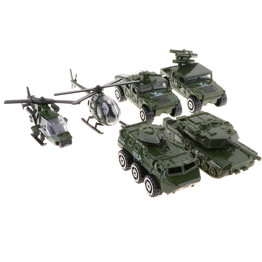 Kids Toys Jeep - 6 in 1 Assorted 1/87 Vehicles