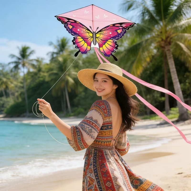 Kite Wind Outdoor - 140cm Butterfly kites flying outdoor toys