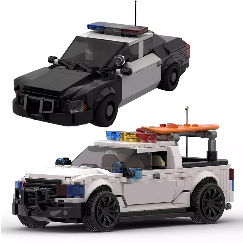 Kids Toys Victoria - MOC Technical Car Forded Police Car