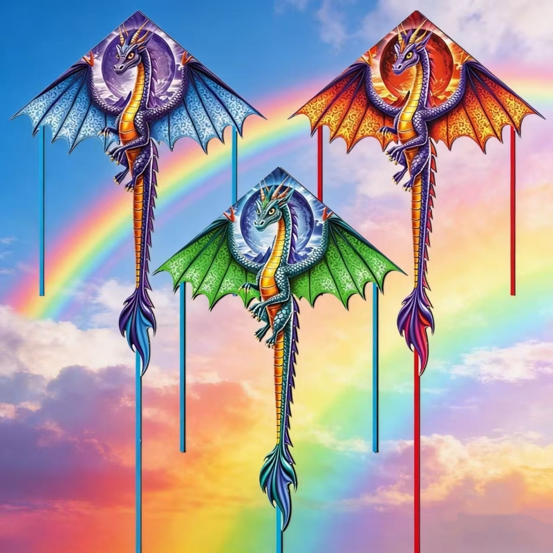 Kite Wind Outdoor - Dragon Kites flying for adults kites