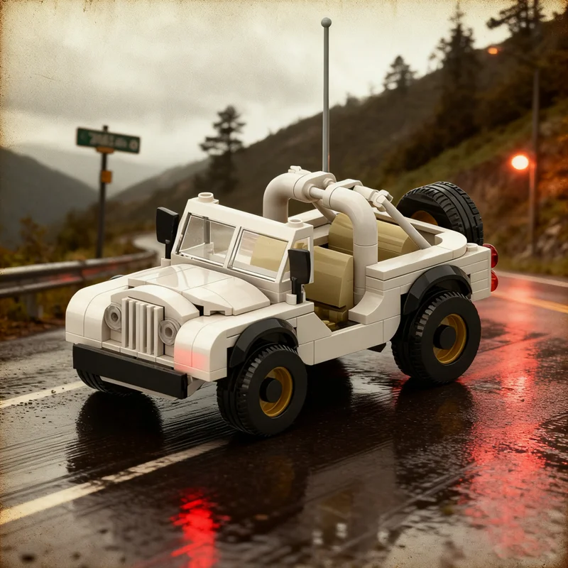 Kids Toys Jeep - 202pcs MOC Jeepped CJ 7 Daisy