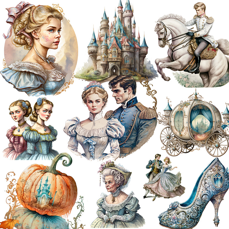 Kids Toys Stores - Fairy tale girl store Stickers Crafts