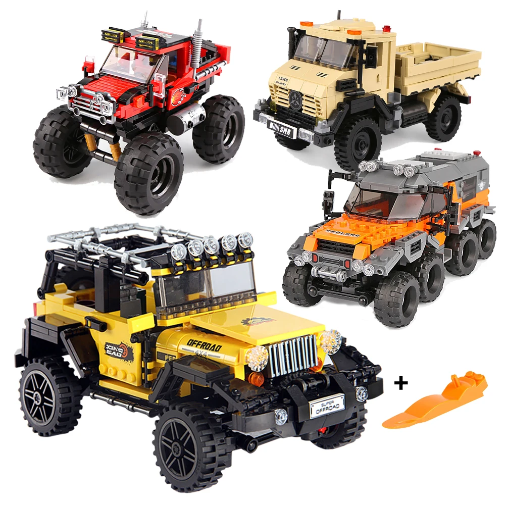 Kids Toys Jeep - DIY Car Truck Building Block Set