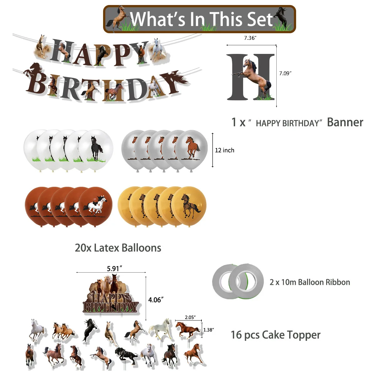 Horse Racing Birthday Party De - Kids Toys Horse 评论和价格