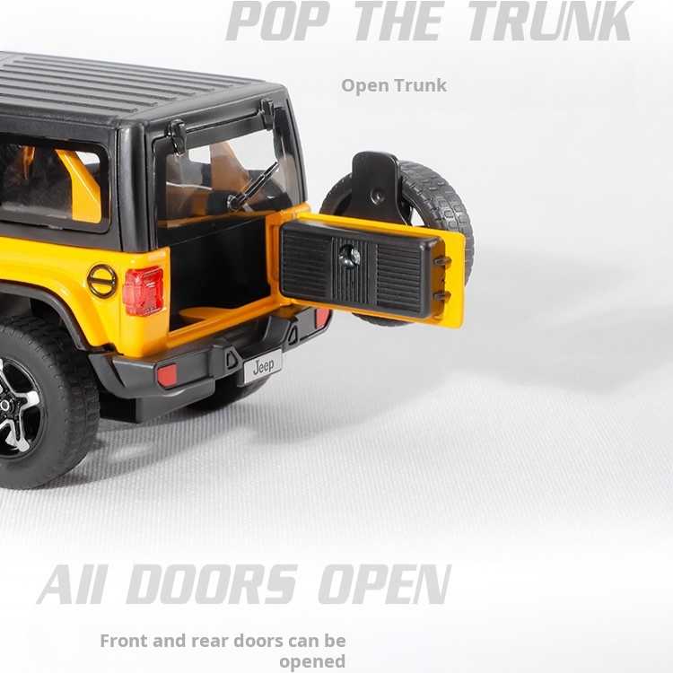 1/32 Jeep Wrangler Rubicon Off - Kids Toys Jeep 评论和价格