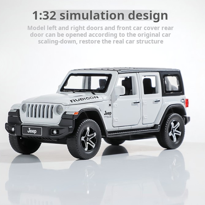 1/32 Jeep Wrangler Rubicon Off - Kids Toys Jeep 评论和价格