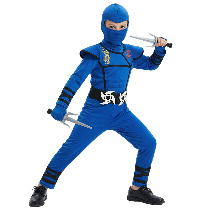 Black and Blue Ninja Costume f - Kids Toys Movie 评论和价格