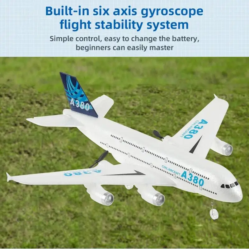 2.4G RC A380 Foam Airplane Gyr - Kid Toys And More 评论和价格