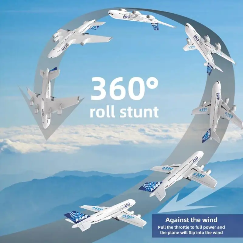 2.4G RC A380 Foam Airplane Gyr - Kid Toys And More 评论和价格