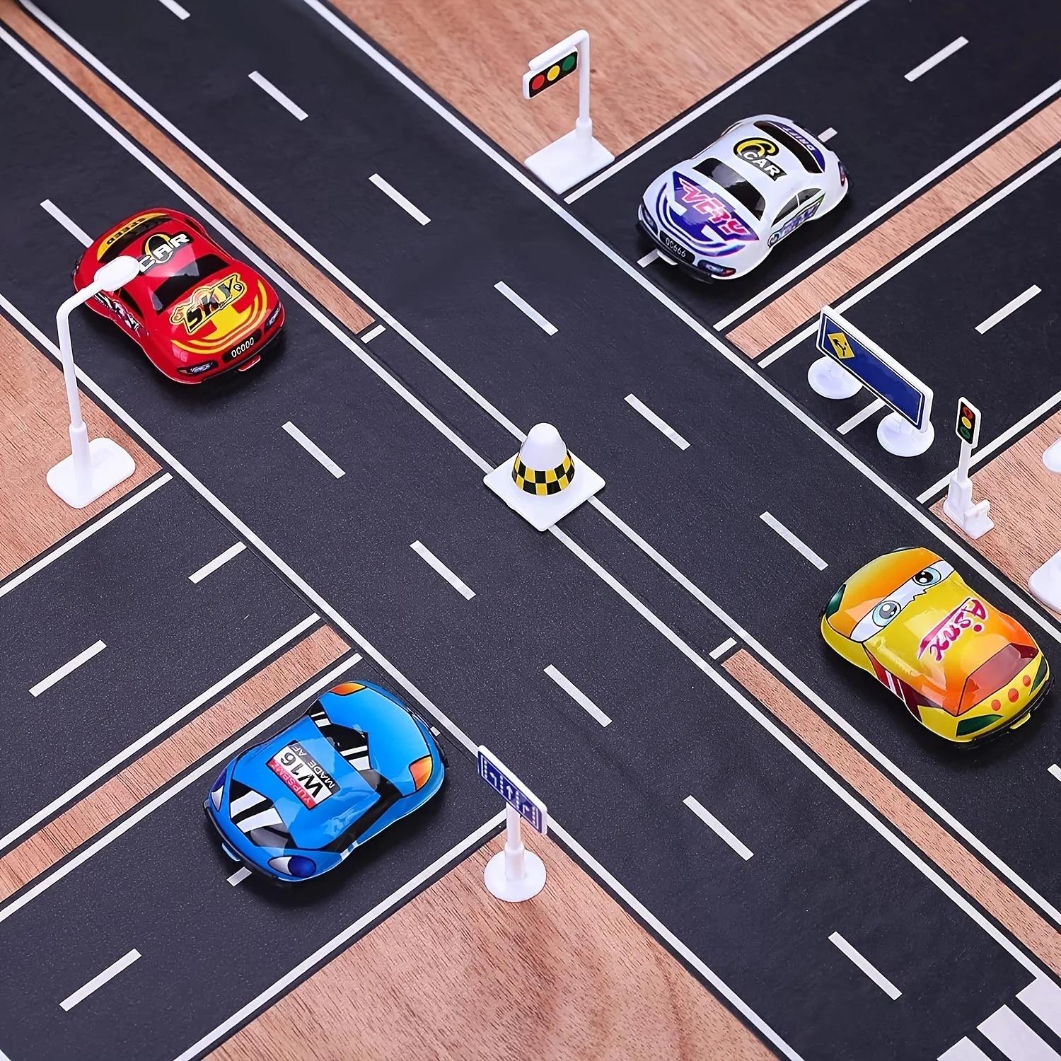 2Pcs Reusable Road Stickers Bl - Kids Toys Kit 评论和价格