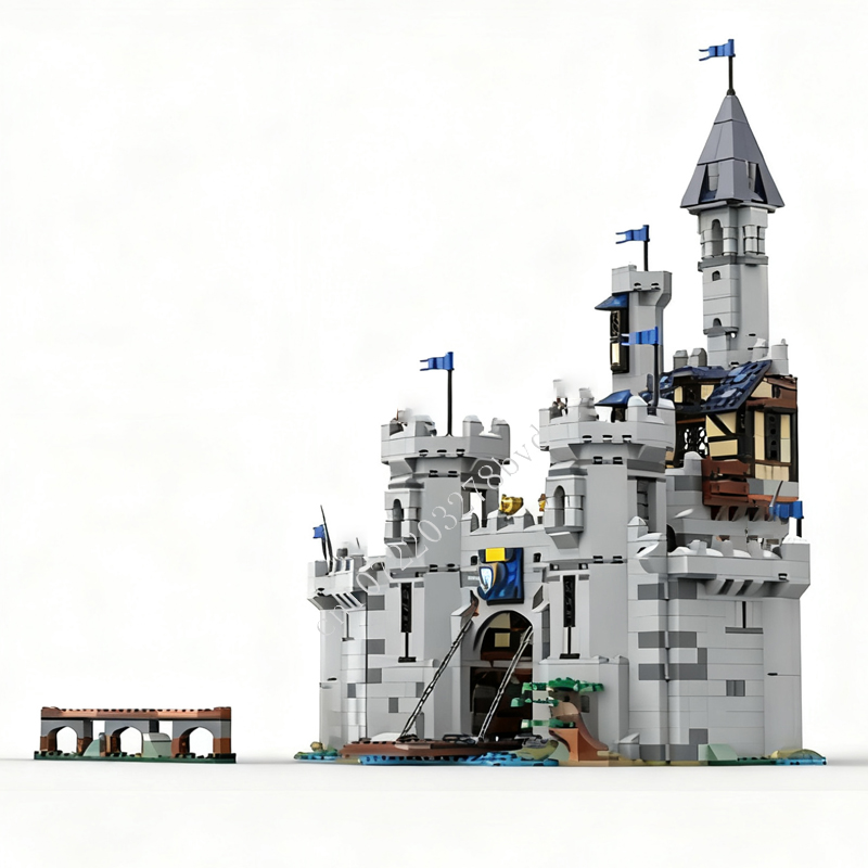 2350PCS MOC Medieval Castle Pu - Kids Toys Horse 评论和价格