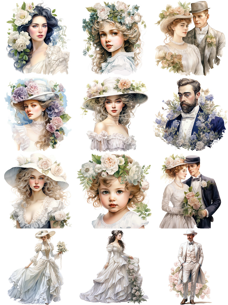 Victoria Flower Girl Stickers  - Kids Toys Victoria 评论和价格