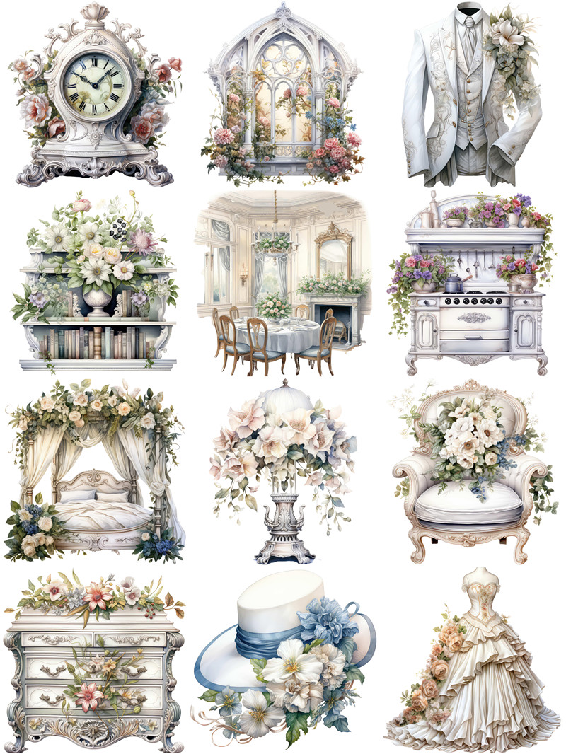 Victoria Flower Girl Stickers  - Kids Toys Victoria 评论和价格