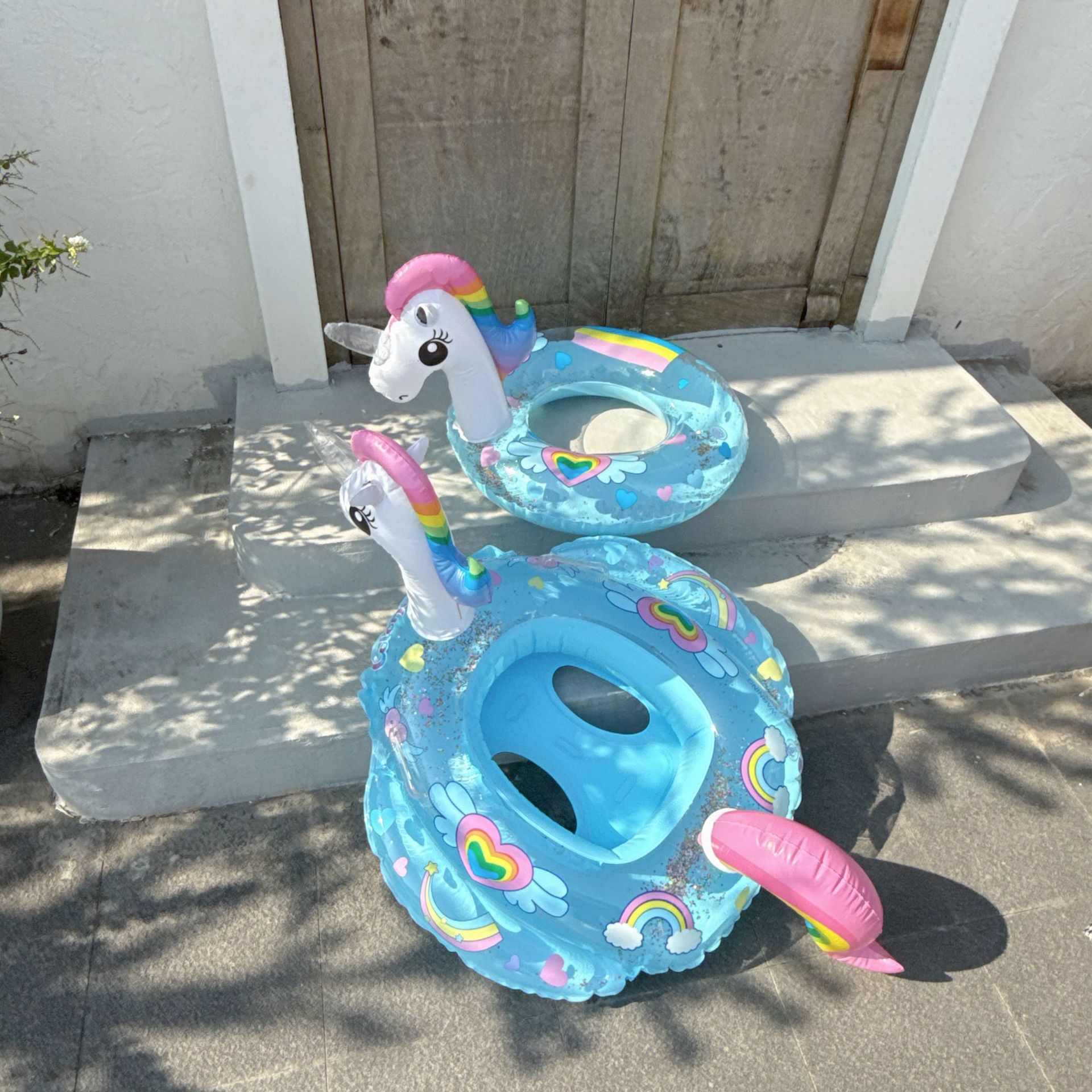 Cartoon Unicorn Baby Swim Ring - Kids Toys Play Youtube 评论和价格