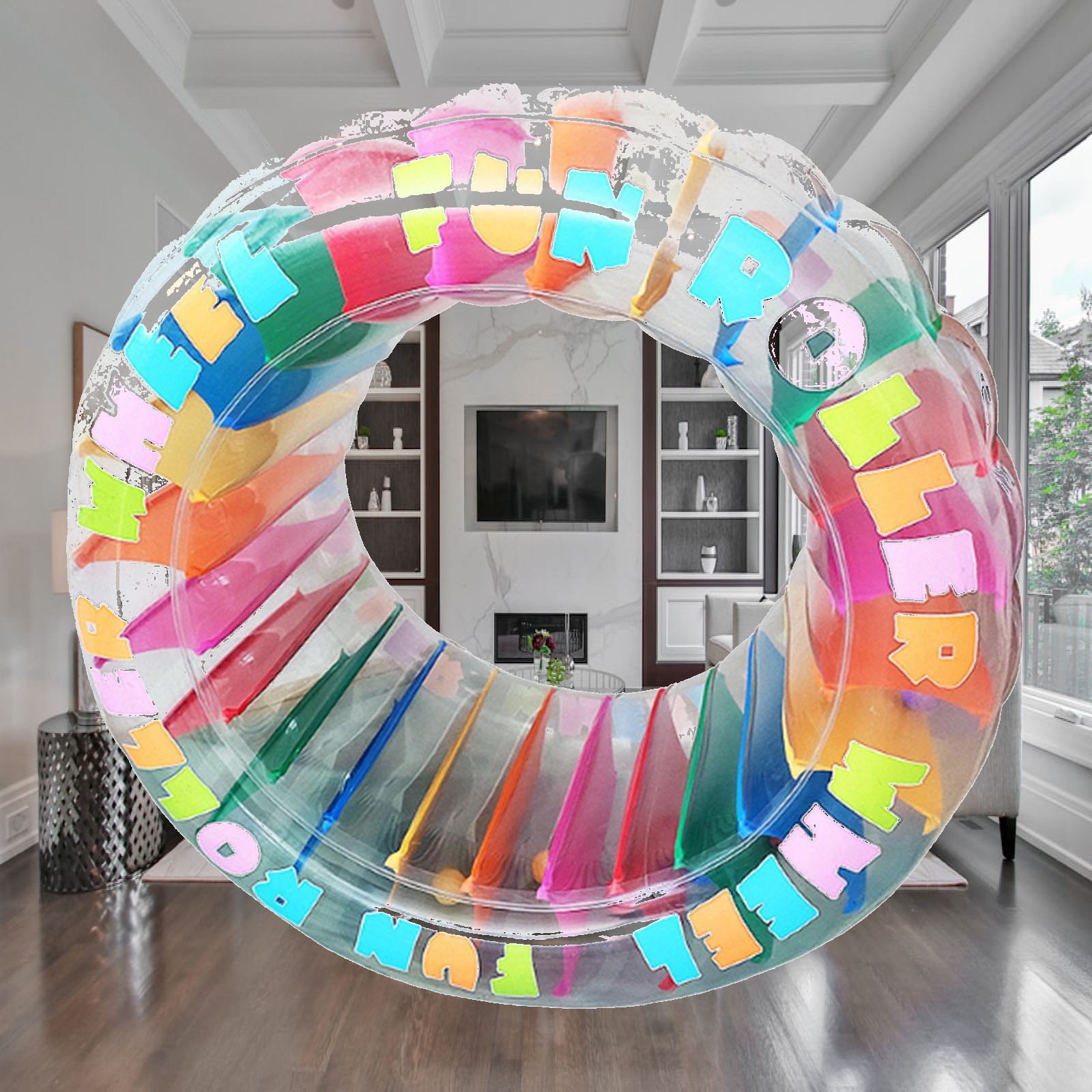 Inflatable Water Wheel for Kid - Kids Toys Play Youtube 评论和价格