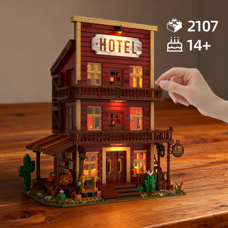 Western Hotel Cartoon Small Pa - Kids Toys Exhibition 评论和价格