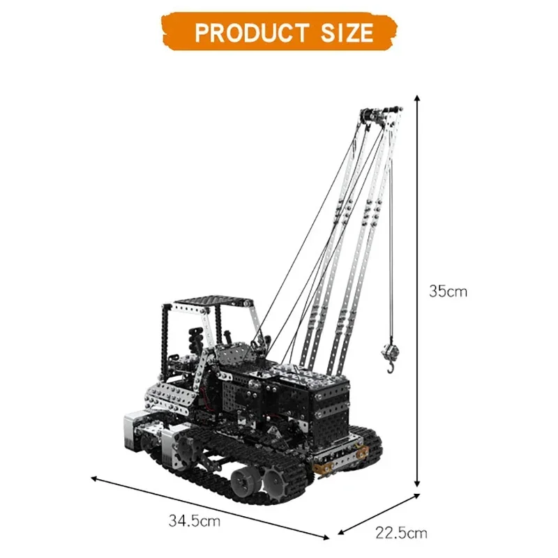 DIY Metal RC Crane Electric Ho - Kids Toys Electric 评论和价格