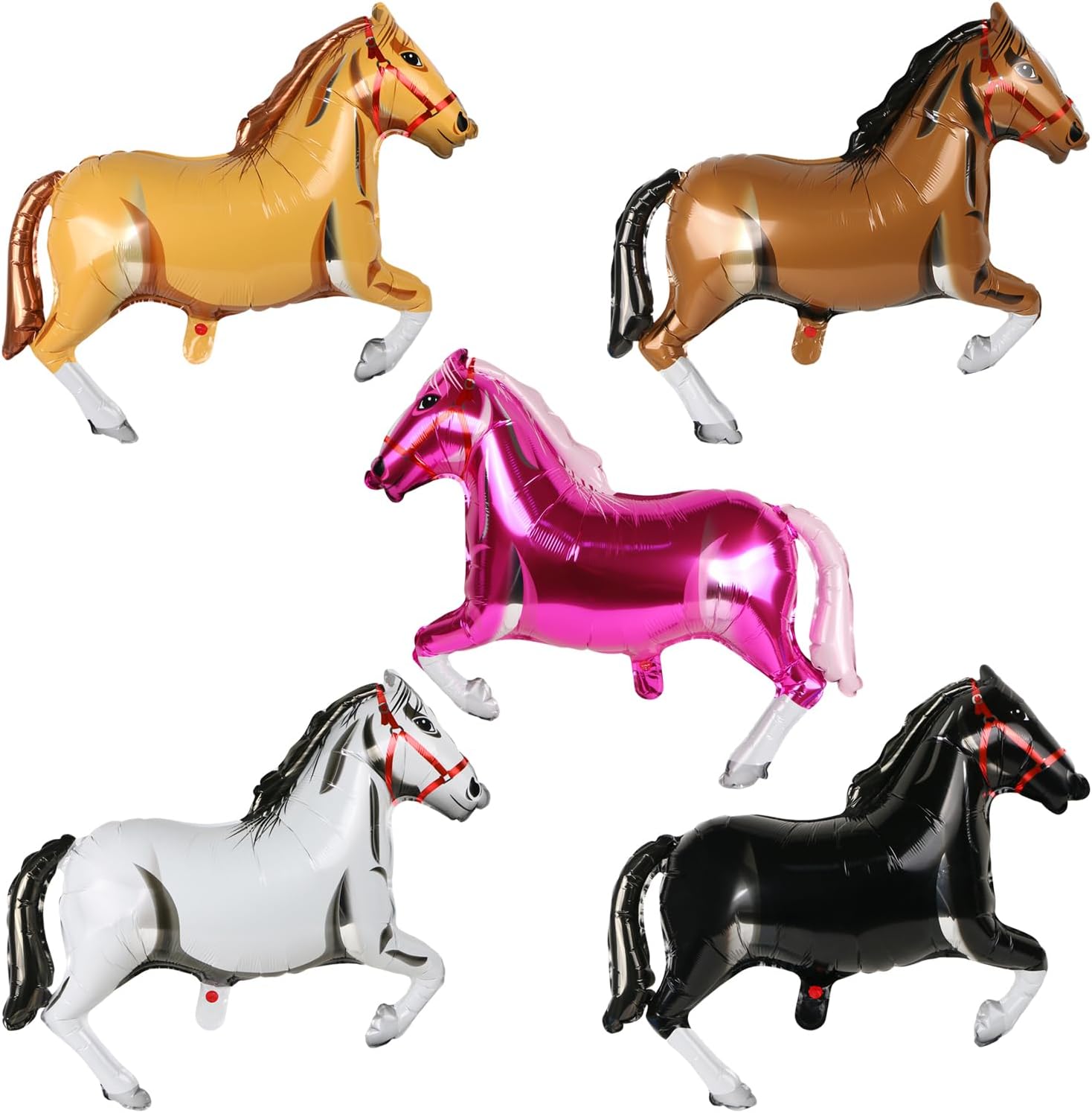 Horse Foil Balloon Western Cow - Kids Toys Horse 评论和价格