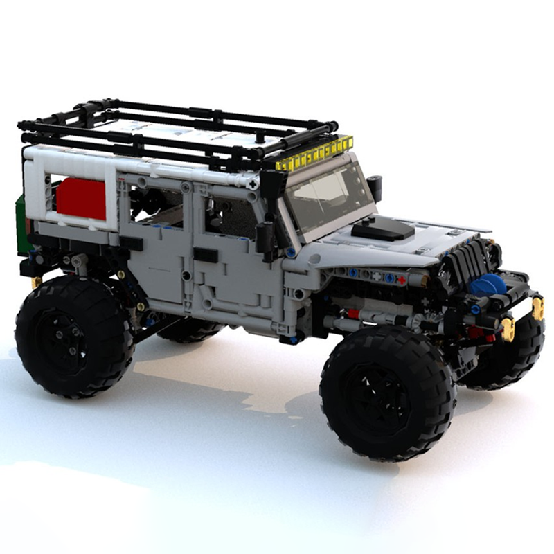 1260pcs MOC LXF Jeeped Wrangle - Kids Toys Jeep 评论和价格