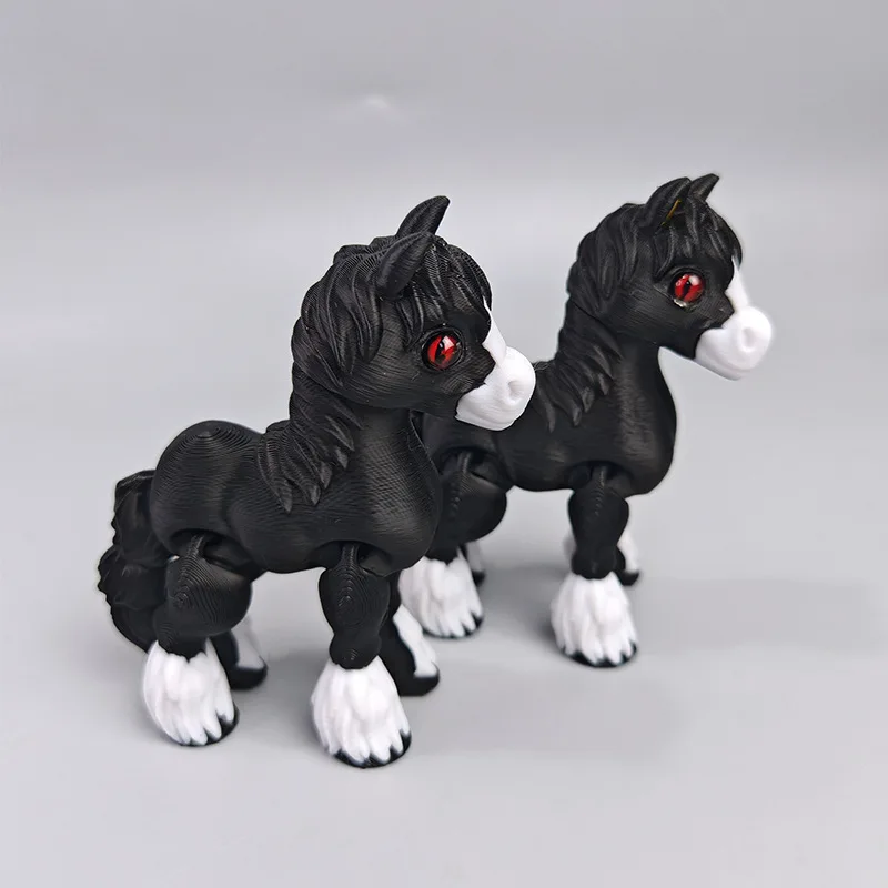 3D Printed Multi-joint Movable - Kids Toys Horse 评论和价格