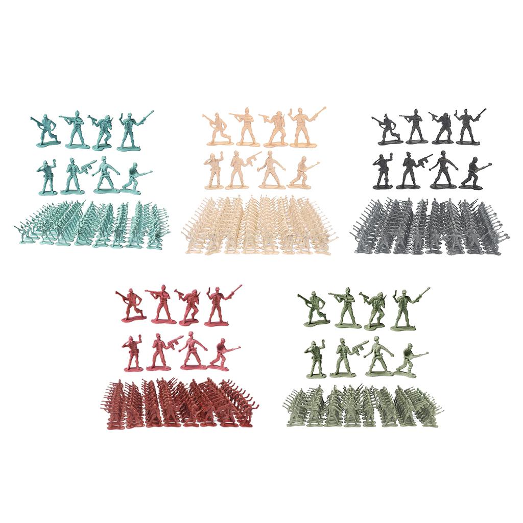 Plastic 4.5cm Soldier Posture  - Kids Toys Kit 评论和价格