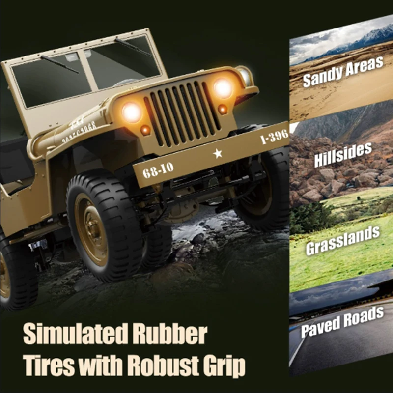 JJRC 1:10 C8815 Rc Car WILLYS  - Kids Toys Jeep 评论和价格