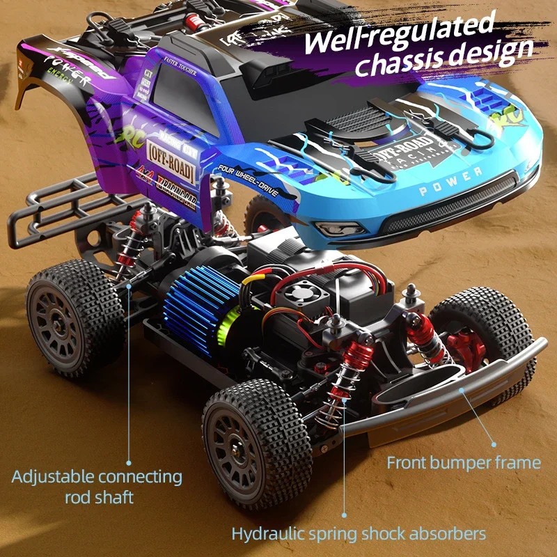 4WD RC Car 70KM/H High Speed B - Kid Toys And More 评论和价格