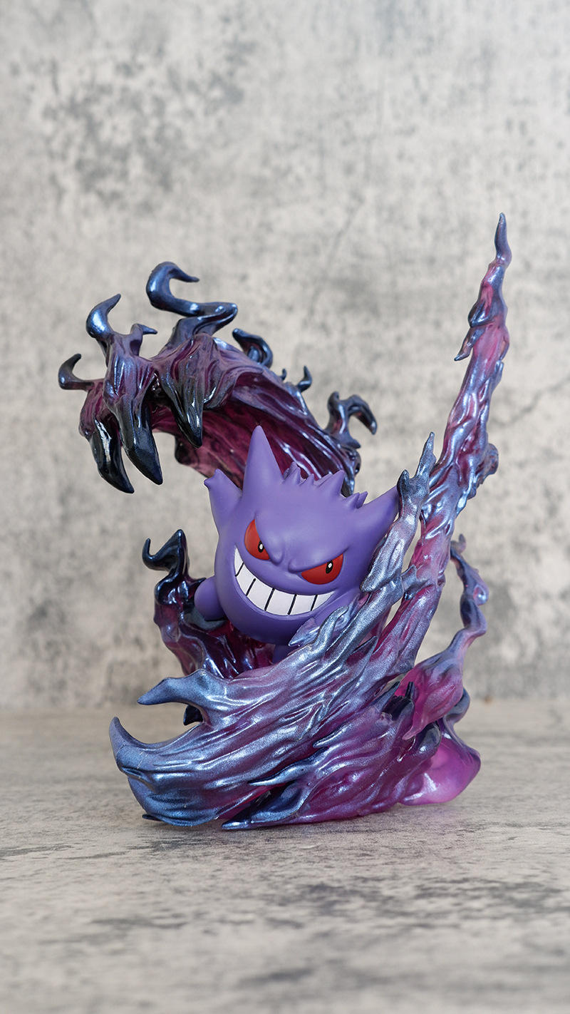 19cm Anime Pokemon Gengar Batt - Kids Toys Movie 评论和价格