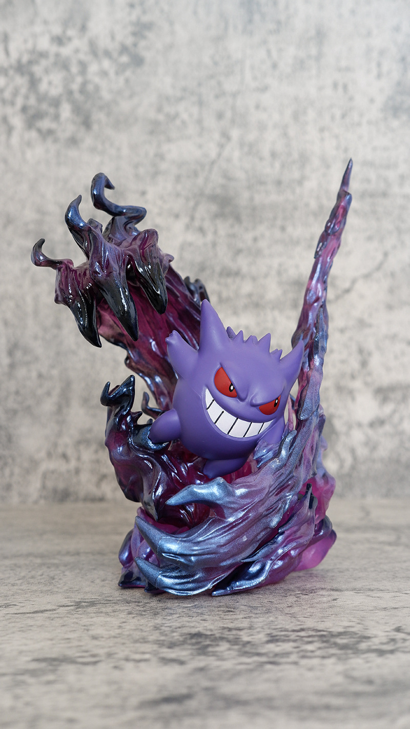 19cm Anime Pokemon Gengar Batt - Kids Toys Movie 评论和价格
