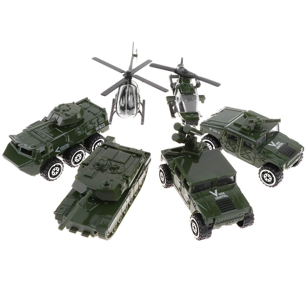 6 in 1 Assorted 1/87  Vehicles - Kids Toys Jeep 评论和价格