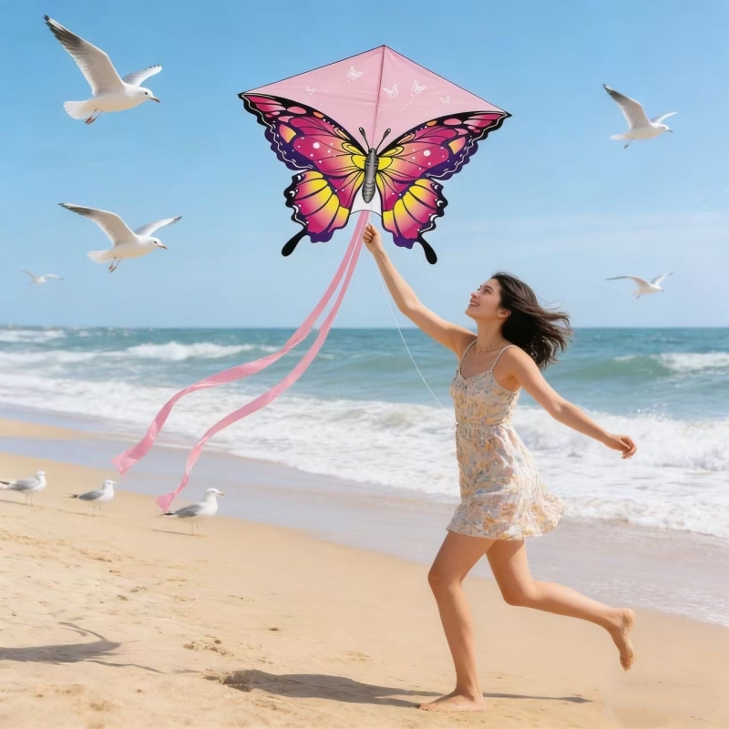 140cm Butterfly kites flying o - Kite Wind Outdoor 评论和价格