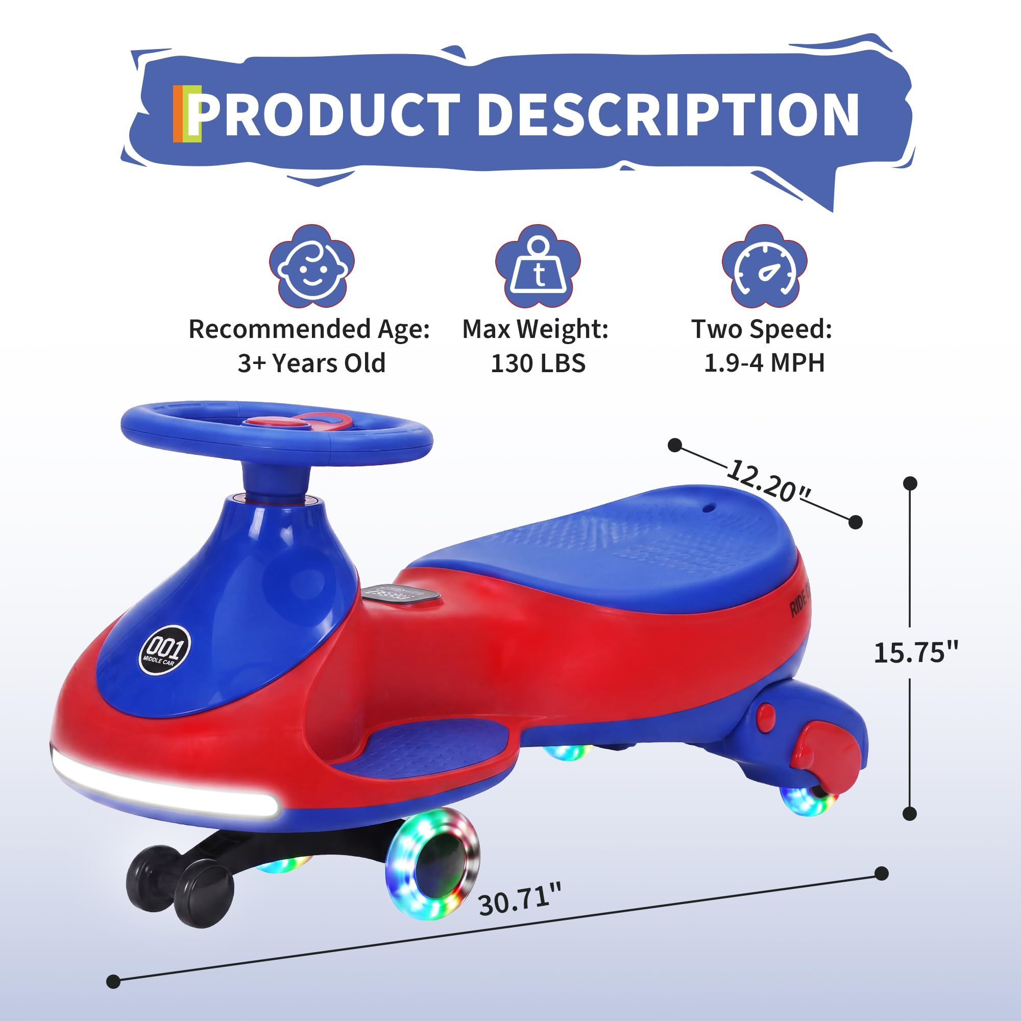 12V Electric Wiggle Car Kids W - Kids Toys Electric 评论和价格