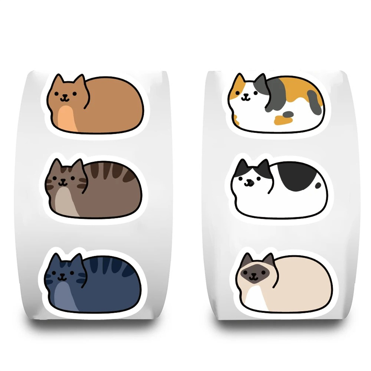 500PCS Cartoon Cat Stickers Dl - Kids Toys Names 评论和价格