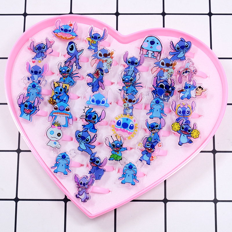 Stitch Acrylic Ring 10/20pcs K - Kids Toys Movie 评论和价格