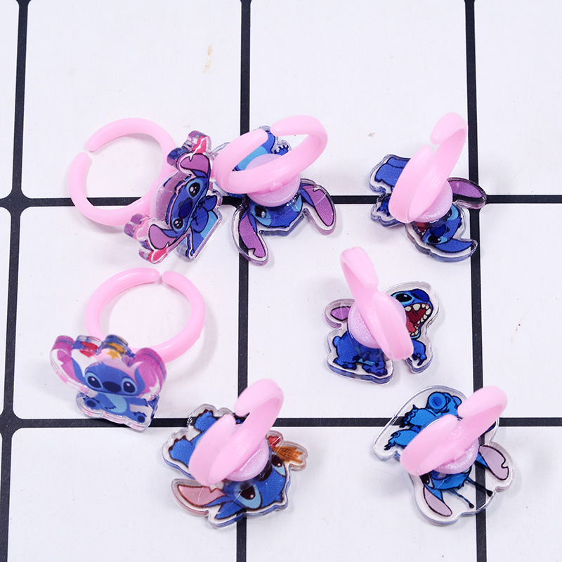 Stitch Acrylic Ring 10/20pcs K - Kids Toys Movie 评论和价格