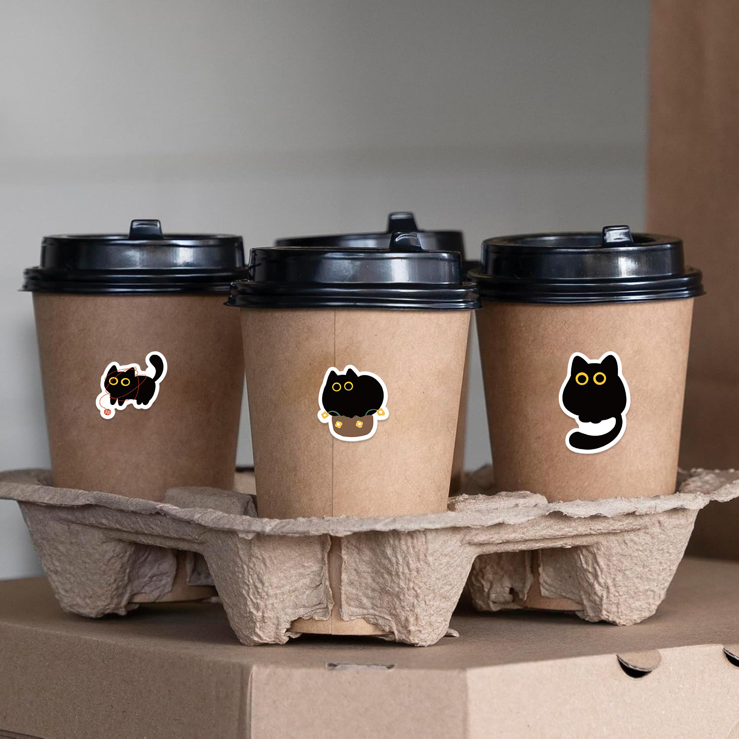 100-500Pcs Cartoon Cat Roll St - Kids Toys Names 评论和价格