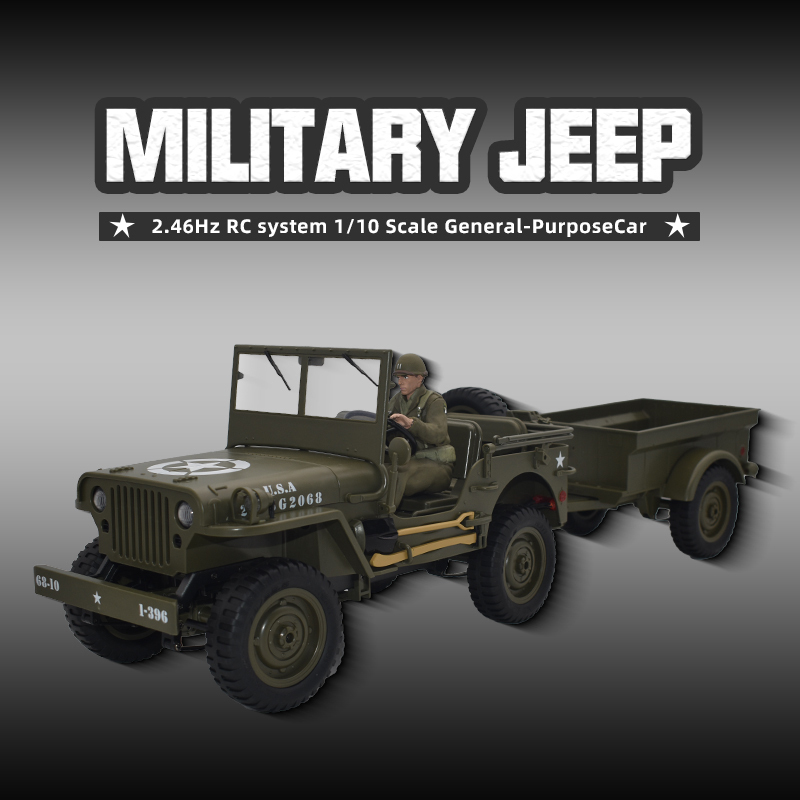 JJRC C8815 RC Car 1941 JEEP WI - Kids Toys Jeep 评论和价格