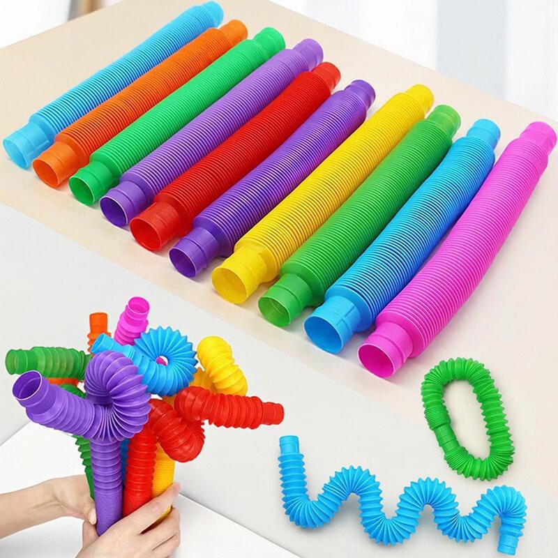 Color Pop Tubes Stretchable Te - Kids Toys Play Youtube 评论和价格