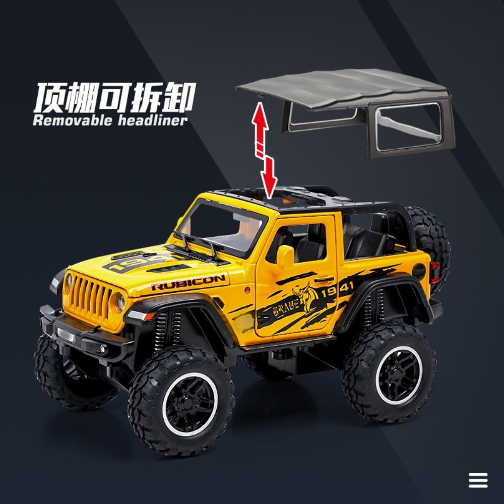 1:24 Jeep Big Wheel Off-road D - Kids Toys Jeep 评论和价格