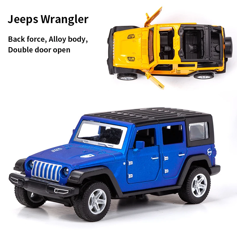 1:36 Alloy JEEPS Wrangler Car  - Kids Toys Jeep 评论和价格